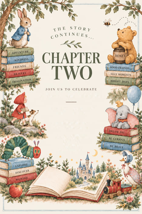 The Story Continues Storybook Birthday
